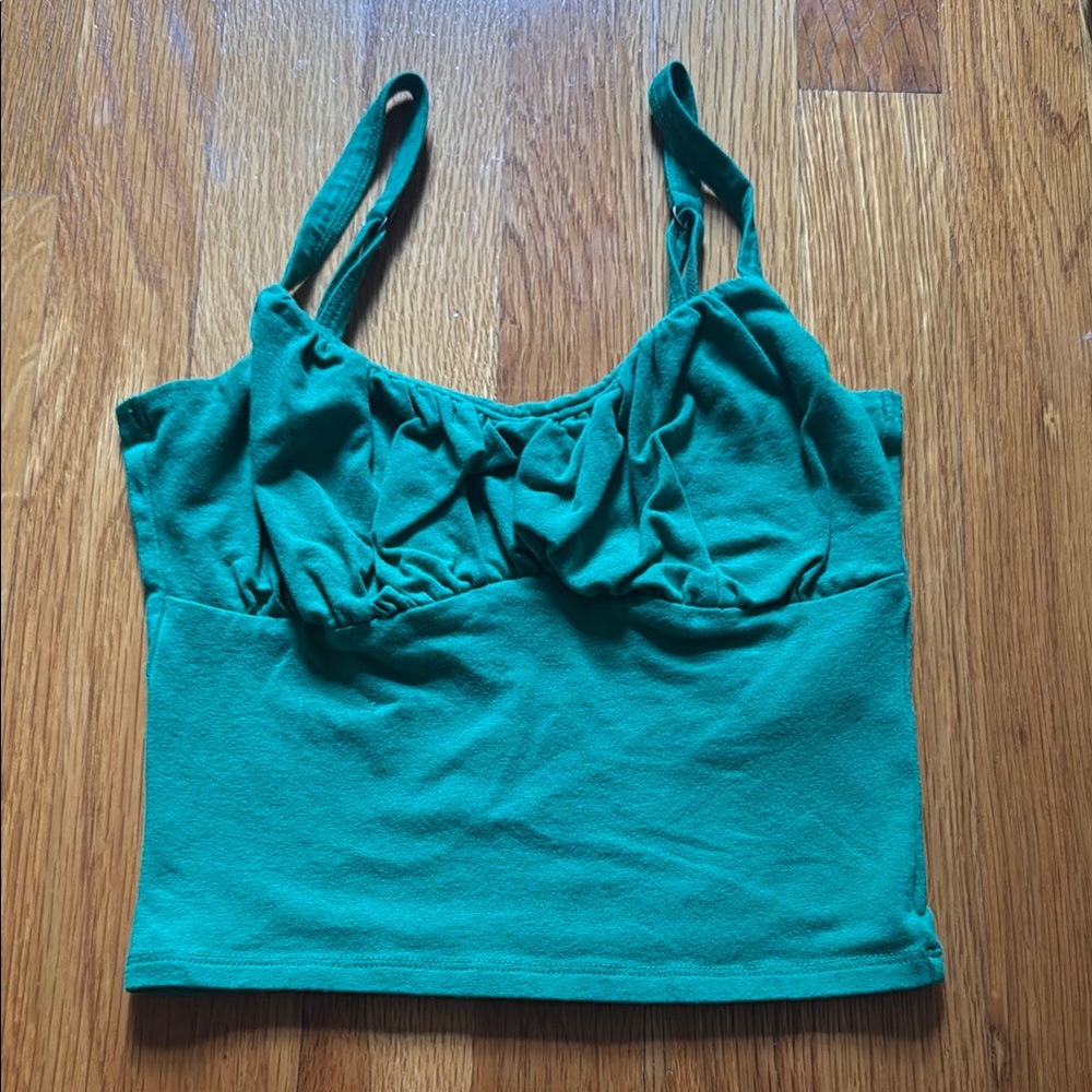 Hollister Vibrant Green Crop Top